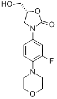 MC70453 (5R)-3-(3-Fluoro-4-(4-morpholinyl)phenyl)-5-hydroxymethyl-2-oxazolidione 168828-82-8 (5R)-3-[3-氟-4-(4-吗啡啉基)苯基]-5-羟甲基-2-恶唑烷酮