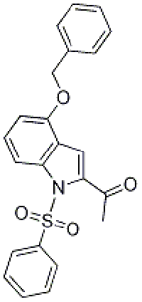 MC78023 1-(4-(benzyloxy)-1-(phenylsulfonyl)-1H-indol-2-yl)ethanone 889675-05-2 1-(4-(benzyloxy)-1-(phenylsulfonyl)-1H-indol-2-yl)ethanone