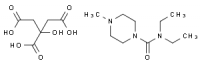 MC81388 N,N-Diethyl-4-Methyl-1-Piperazinecarboxamide Citrate 1642-54-2 N,N-二乙基-4-甲基-1-哌嗪甲酰胺柠檬酸盐