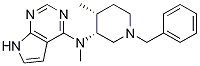 MC72571 7H-Pyrrolo[2,3-d]pyriMidin-4-aMine, N-Methyl-N-[(3R,4R)-4-Methyl-1-(phenylMethyl)-3-piperidinyl]- 477600-73-0 N-甲基-N-((3R,4R)-4-甲基-1-苄基-3-哌啶基)-7H-吡咯并[2,3-D]嘧啶-4-胺