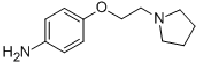 MC72825 4-(2-PYRROLIDIN-1-YL-ETHOXY)-PHENYLAMINE 50609-01-3 4-[2-(吡咯烷-1-基)乙氧基]苯胺