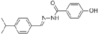 MC81675 4-HYDROXY-2-[(1E)-[4-(1-METHYLETHYL)PHENYL]METHYLENE]HYDRAZIDE 101574-65-6 GSK 4716
