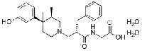 MC83881 2-[[(2S)-2-benzyl-3-[(3R,4R)-4-(3-hydroxyphenyl)-3,4-dimethyl-1-piperi dyl]propanoyl]amino]acetic acid dihydrate 170098-38-1 爱维莫潘