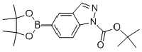 MC77346 TERT-BUTYL 5-(4,4,5,5-TETRAMETHYL-1,3,2-DIOXABOROLAN-2-YL)-1H-INDAZOLE-1-CARBOXYLATE 864771-44-8 5-(4,4,5,5-四甲基-1,3,2-二氧硼烷-2-基)-1H-吲哒唑-1-甲酸叔丁酯