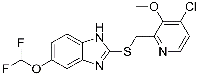 MC64911 5-Difluoromethoxy-2-[(4-Chloro-3-Methoxy-2-Pyridinyl)Methyl]Thio-1H-Benzimidazole 368890-20-4 5-二氟甲氧基-2-{[(4-氯-3-甲氧基-2-吡啶基)甲基]硫}-1H-苯并咪