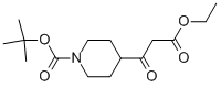 MC72608 4-(2-ETHOXYCARBONYL-ACETYL)-PIPERIDINE-1-CARBOXYLIC ACID TERT-BUTYL ESTER 479630-08-5 N-BOC-4-(2-乙氧羰基乙酰基)哌啶
