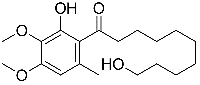 MC60311 6-(10-Hydroxydecanoyl)-2,3-Dimethoxy-5-Methylphenol 104966-97-4 6-(10-羟基癸酰基)-2,3-二甲氧基-5-甲酚