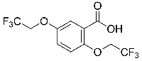 MC64787 2,5-Bis(2,2,2-Trifluoroethoxy)Benzoic Acid 35480-52-5 2,5-双(2,2,2-三氟乙氧基)苯甲酸