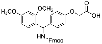MC42748  4-[(2,4-二甲氧基苯基)(Fmoc-氨基)甲基]苯氧乙酸  [145069-56-3]
