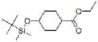 MC75225 Cyclohexanecarboxylic acid, 4-[[(1,1-diMethylethyl)diMethylsilyl]oxy]-, ethyl ester 676560-15-9 Cyclohexanecarboxylic acid, 4-[[(1,1-diMethylethyl)diMethylsilyl]oxy]-, ethyl ester