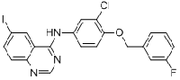 MC70638 N-[3-Chloro-4-3-fluorobenzyloxyphenyl]-6-iodoquinazolin-4-amine 231278-20-9 6-碘-4-【3-氯-4-（3-氟苄氧基）氨基】喹啉