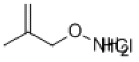 MC73383 O-(2-Methyl-allyl)-hydroxylamine hydrochloride 54149-64-3 O-(2-甲基丙烯基)羟胺盐酸盐