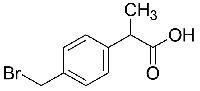 MC60475 2-(4-Bromomethyl)Phenylpropionic Acid 111128-12-2 2-(4-溴甲基苯基)丙酸