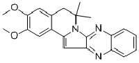 MC83773 5,6-DIHYDRO-2,3-DIMETHOXY-6,6-DIMETHYLBENZ[7,8]INDOLIZINO[2,3-B]QUINOXALINE 163769-88-8 5,6-DIHYDRO-2,3-DIMETHOXY-6,6-DIMETHYLBENZ[7,8]INDOLIZINO[2,3-B]QUINOXALINE
