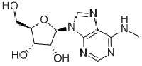 MC81412 6-METHYLAMINOPURINE 9-RIBOFURANOSIDE 1867-73-8 N6-甲基腺苷