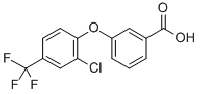 MC74712 3-(2-CHLORO-4-TRIFLUOROMETHYLPHENOXY)BENZOIC ACID 63734-62-3 3-[2-氯-4-(三氟甲基)苯氧基]苯甲酸