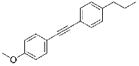 MC65213 1-[2-(4-Methoxyphenyl)-1-ethynyl]-4-propylbenzene 39969-26-1 1-丙基-4-[2-(4-甲氧苯基)乙炔基]苯
