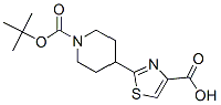 MC75102 2-[1-(TERT-BUTOXYCARBONYL)-4-PIPERIDINYL]-1,3-THIAZOLE-4-CARBOXYLIC ACID 668484-45-5 2-[1-(叔丁氧羰酰)-4-哌啶基]-1,3-噻唑-4-甲酸