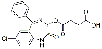MC72495 (7-chloro-2,3-dihydro-2-oxo-5-phenyl-1H-benzo-1,4-diazepin-3-yl) hydrogen succinate 4700-56-5 (7-chloro-2,3-dihydro-2-oxo-5-phenyl-1H-benzo-1,4-diazepin-3-yl) hydrogen succinate