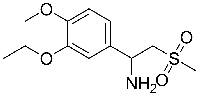 MC63804 1-(3-Ethoxy-4-methoxyphenyl)-2-methylsulfonylethylamine 253168-94-4 3-乙氧基-4-甲氧基-alpha-[(甲基磺酰基)甲基]-苯甲胺