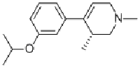 MC83330 (R)-4-(3-ISOPROPOXYPHENYL)-1,3-DIMETHYL-1,2,3,6-TETRAHYDRO-PYRIDINE 143919-32-8 (R)-4-(3-ISOPROPOXYPHENYL)-1,3-DIMETHYL-1,2,3,6-TETRAHYDRO-PYRIDINE