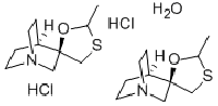 MC83557 Cevimelinehydrochloride 153504-70-2 (+/-)-顺式-2-甲基螺[1,3-氧硫杂环戊烷-5,3'-奎宁环]盐酸半水合物
