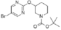 MC78479 3-(5-BROMOPYRIMIDIN-2-YLOXY)PIPERIDINE-1-CARBOXYLIC ACID TERT-BUTYL ESTER 914347-76-5 1-BOC-3-(5-溴嘧啶-2-基氧基)哌啶